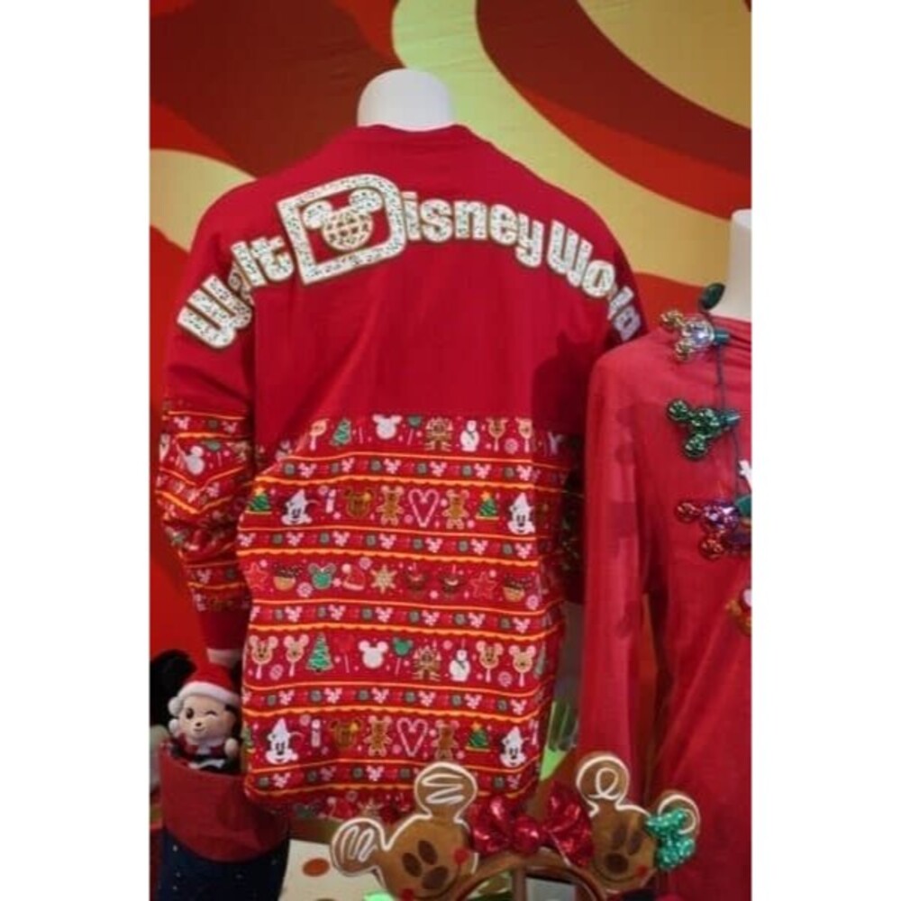 Disney Parks WDW Spirit Jersey Christmas Holiday Treats Mickey Bar Sprinkles XL